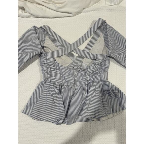 Piamita Pima Strapped Blouse 100% cotton M - Picture 6 of 10